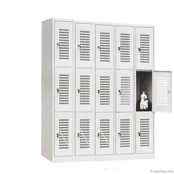 Coloful 15 doors steel storage cabinet