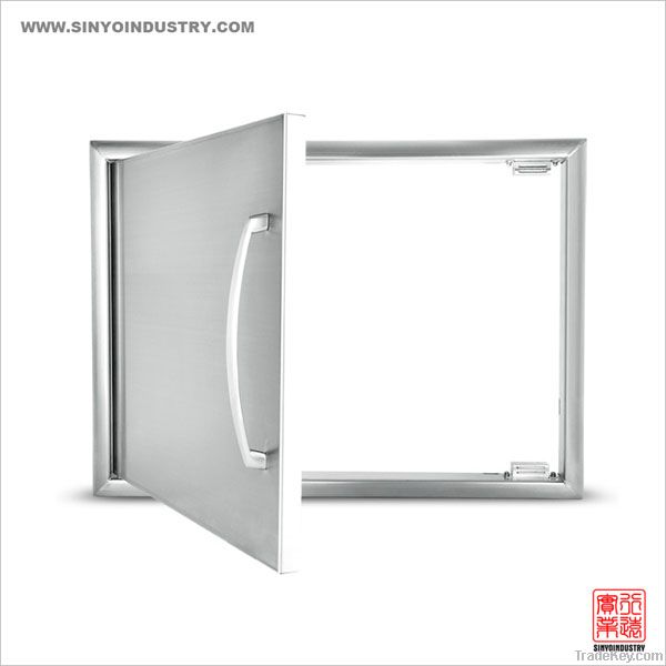 17 Inch Stainless Single Access Door-Horizontal