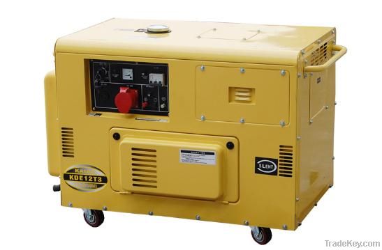 KDE12T3 11/12KVA Silent Type 3 Phase Diesel Engine Generator