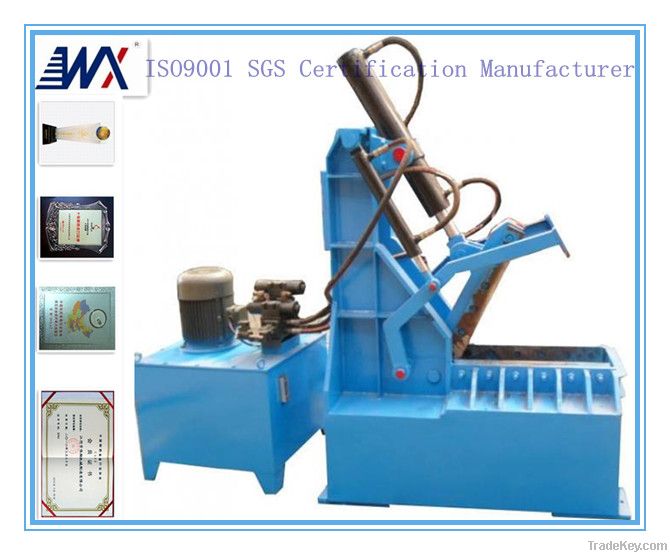 hydraulic tire /tyre crusher/waste tire recycling cutting machine