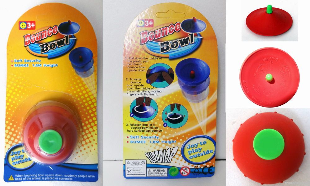 Popular foreign magic half the bouncing ball ( bouncing toy bowl )