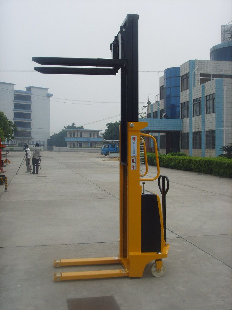 Semi-electric stacker