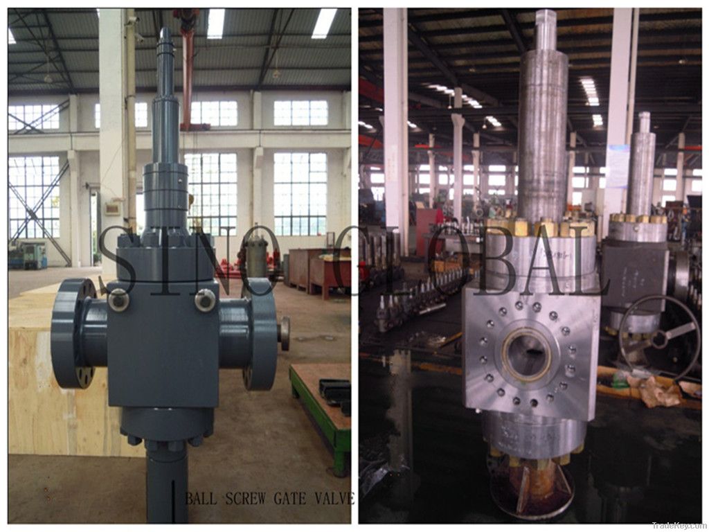 Ball Screw Industrial Gate Valve API6A 