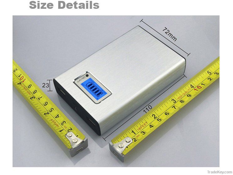 11200 mAh High Capacity Power Bank with Dual USB