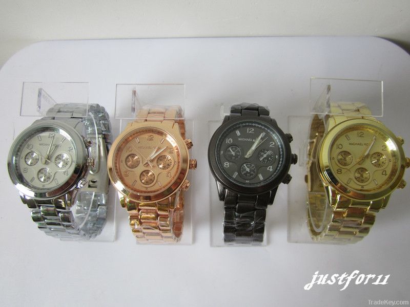 wholesale cheap MK watch , rhinestone golden watch , hot sell watch