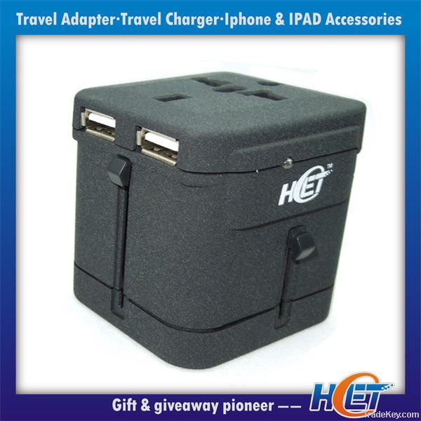 Universal Travel Adapter With Dual USB