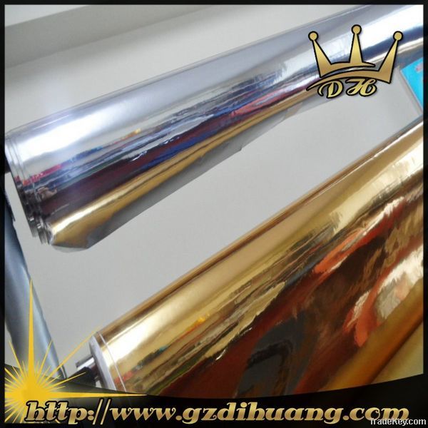 Chrome mirror auto sticker wrapping