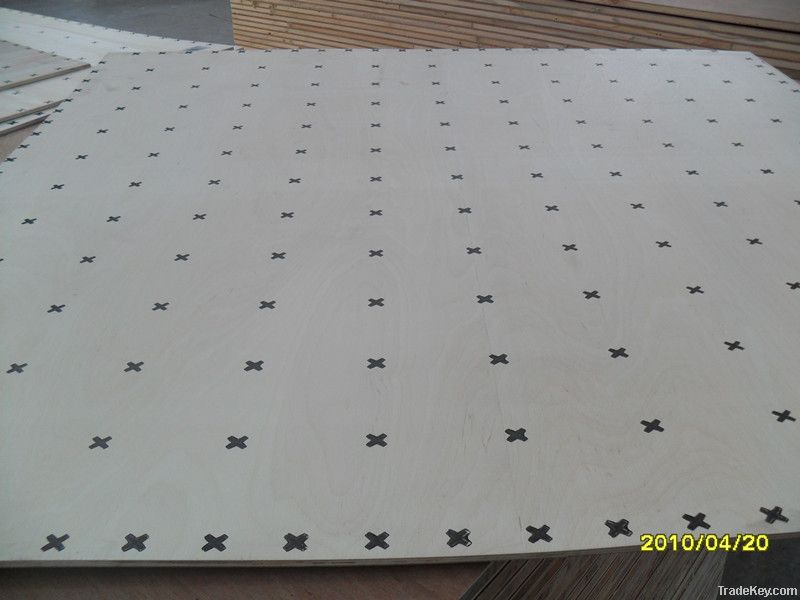 Carpet gripper/underlayment plywood