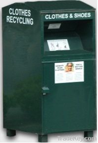 clothing recycling bin