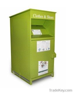 clothing recycling bin