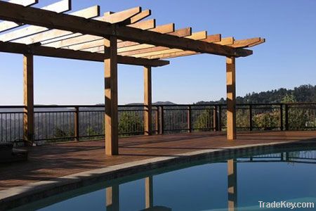 Wood plastic composite Pergola