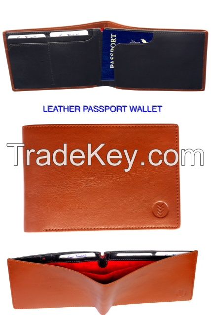 LEATHER PASSPORT CASE