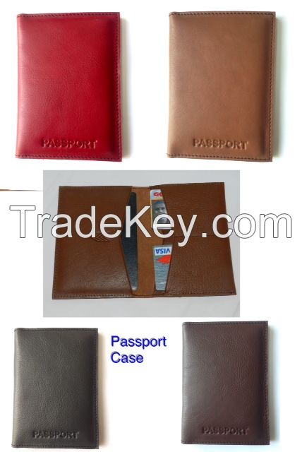 LEATHER PASSPORT CASE