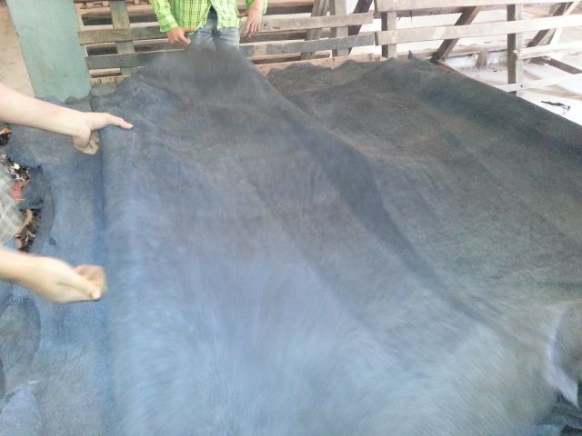 Cow Crust Finished leather.