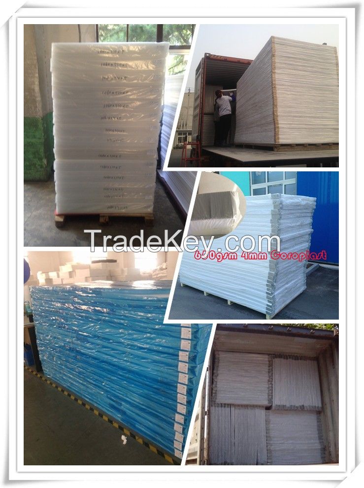 PP hollow sheet for packge boxes