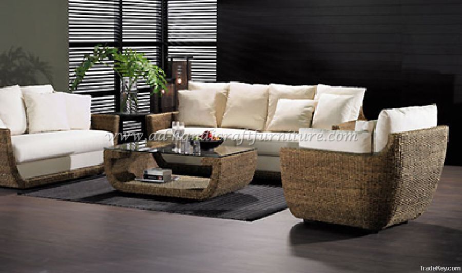 water hyacitnh sofa set