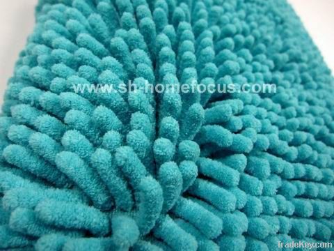 Microfiber chenille bath ma t