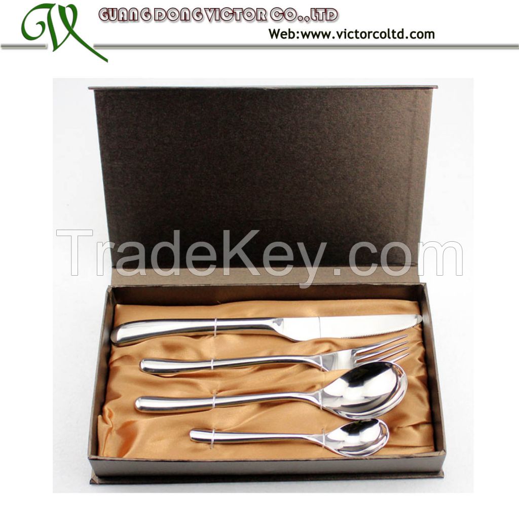 Stainless steel cutlery flatware set