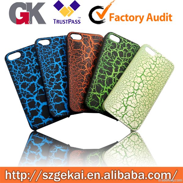 Crack oil spraing case for iphone 5