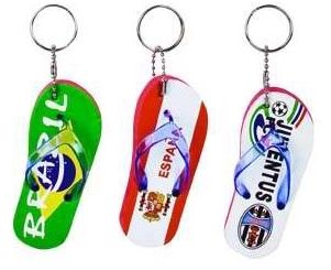 promotional eva flip flop keychain