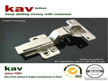 3D adjustable cabinet hardware hydraulic buffering hinge