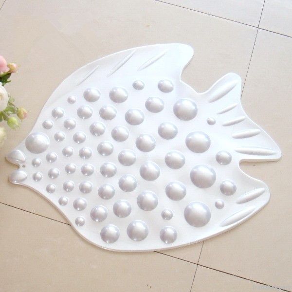 Kids fish pvc bath mat