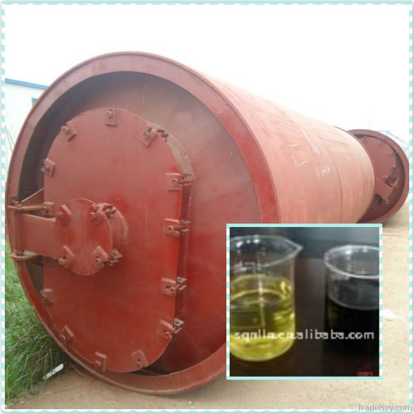 waste tyre plastic rubber recycling refining machine