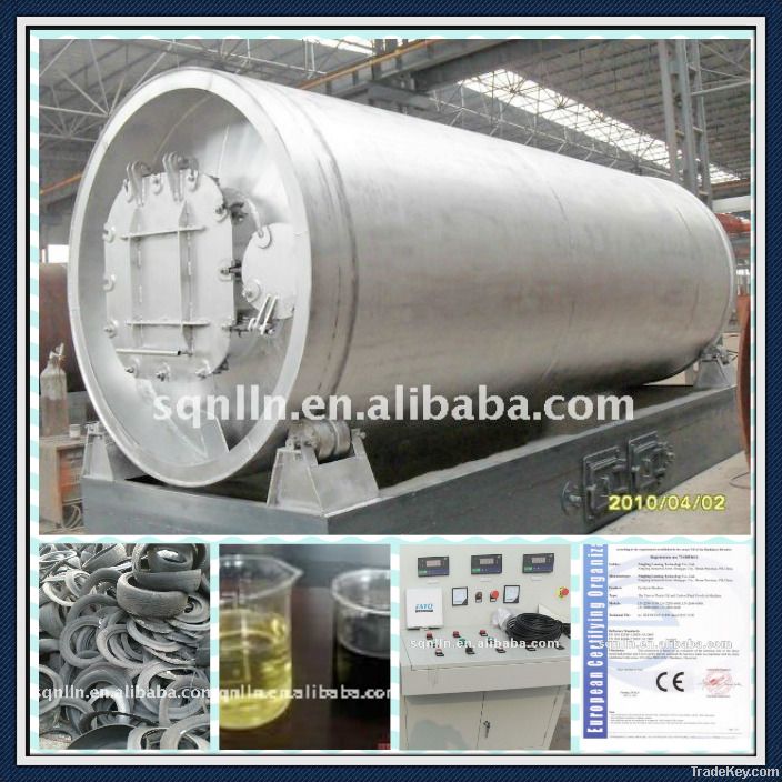 waste tyre plastic rubber recycling refining machine