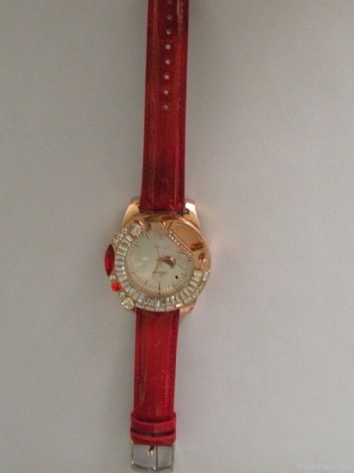 Red quiet tears jewelry watches