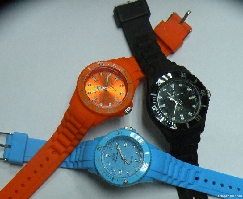 Fashion attractive silicone watch