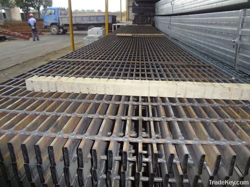 black steel grating