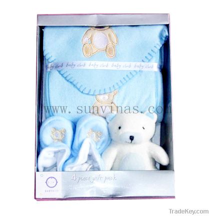 Fleece baby  blanket set