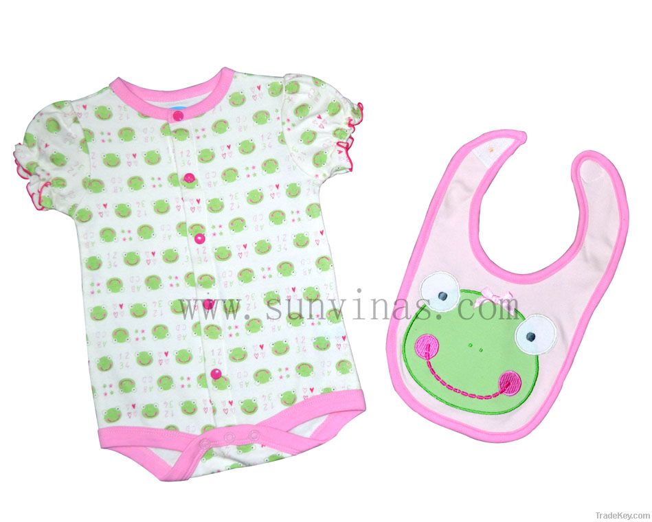 Baby bodysuits and bibs