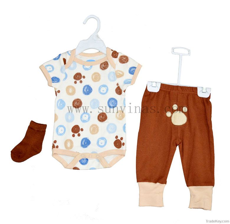 Infant suit set 3pcs