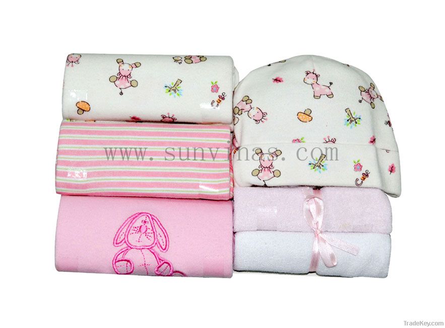 Knitted baby wear set  6pcs