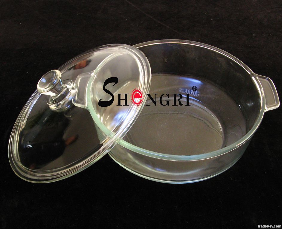 Borosilicate glss casserole set