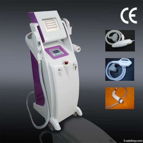 Multifunction  RF + ND YAG  Laser +IPL Hair Removal