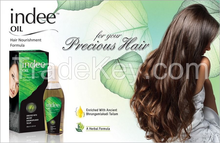 Indee oil uses exotic precious blend of natural extracts