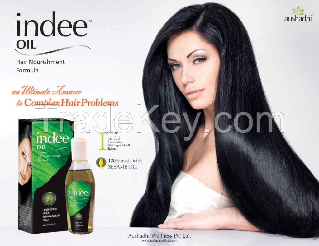 Indee hair nourishment formula enriched with vitamin A & E