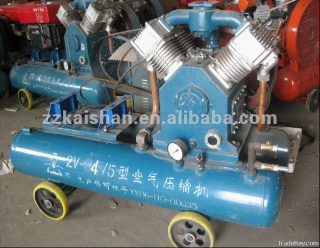 Kaishan 2V-4/5 Mining Used Portable Piston Air Compressor