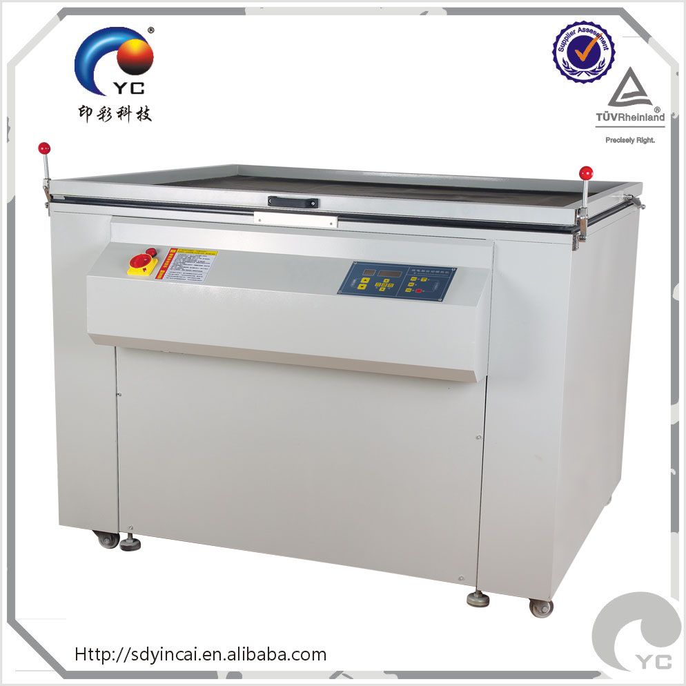 screen printing exposure unit with vacuum