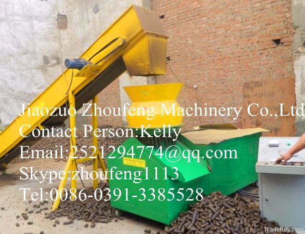 Straw briquette making machine / Stalk coal making machine