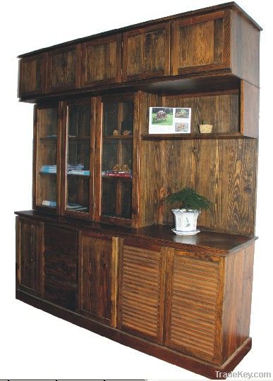 wooden tall cabinet