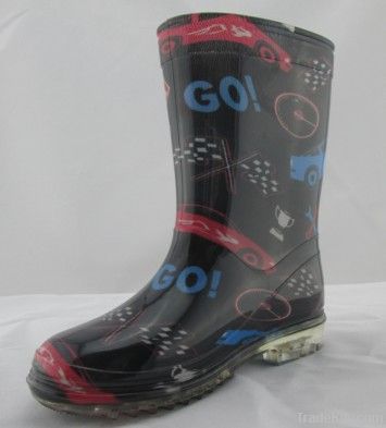 fashion pvc rain boot of woman