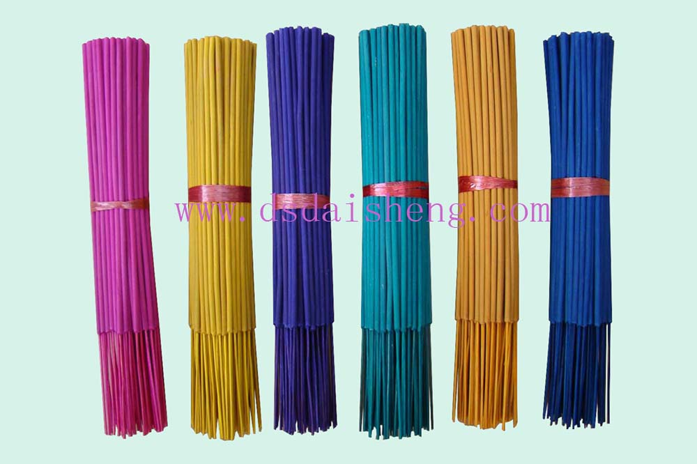 colourful round incense stick