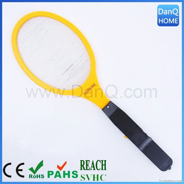 Single layer AA battery electronic mosquito racket