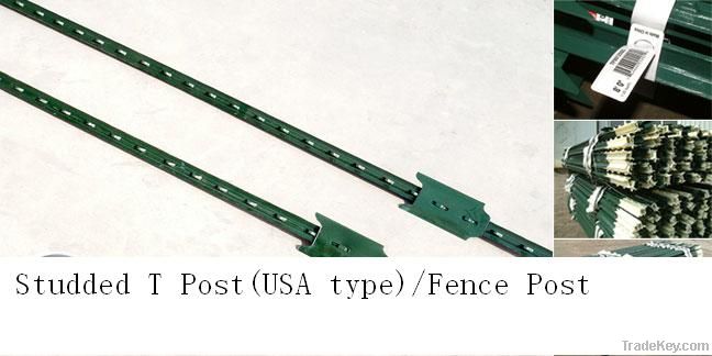 Studded T Post(USA type)/Steel Post/Fence Post