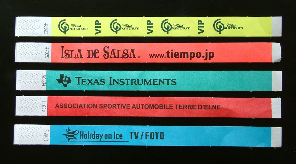 Tyvek Wristbands