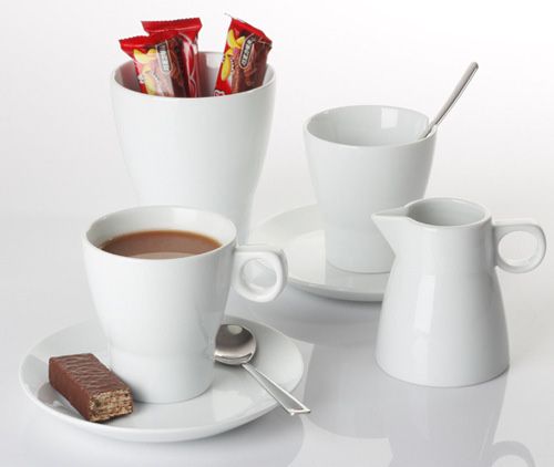 Mordern style ceramic coffee tea cup package with saucer simple 