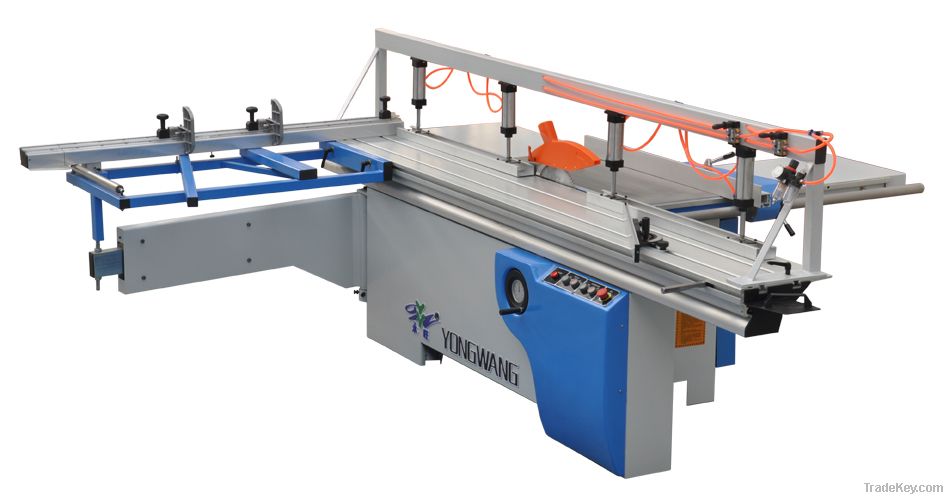 MJ6130TZ wood cutting machine sliding table panel saw digital show